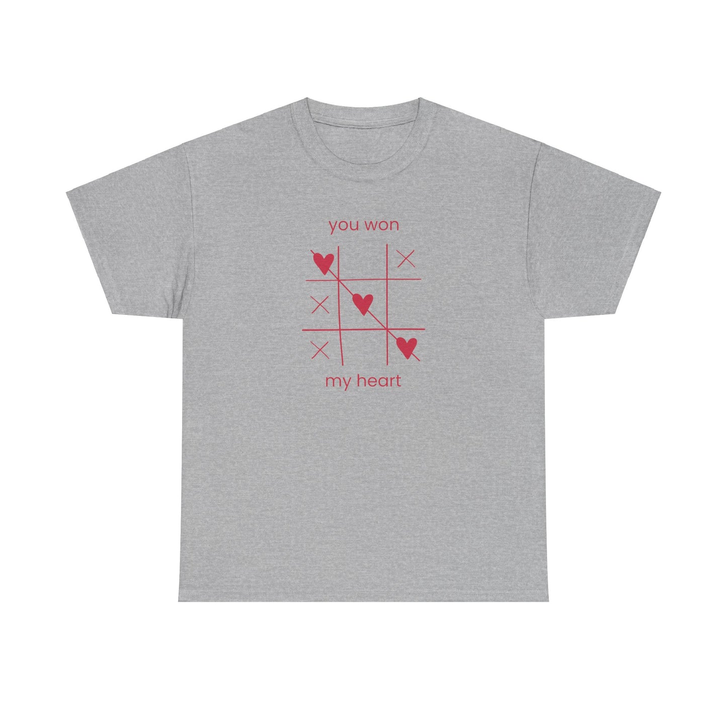 You won my heart Unisex Heavy Cotton Tee