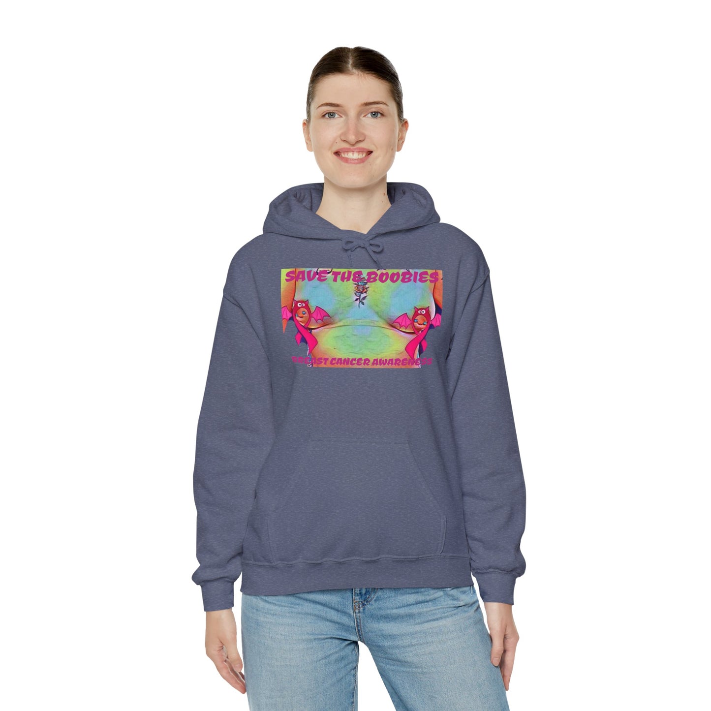 SAVE THE BOOBIES Hooded Sweatshirt