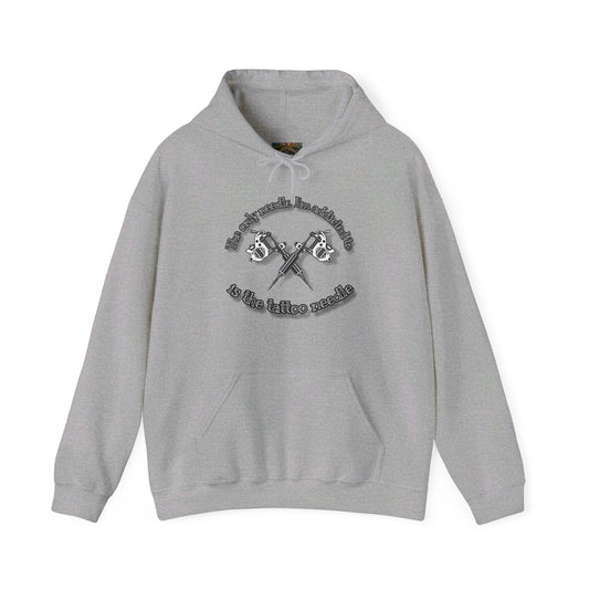 The only needle I'm addicted to Unisex Heavy Blend™ Hooded Sweatshirt