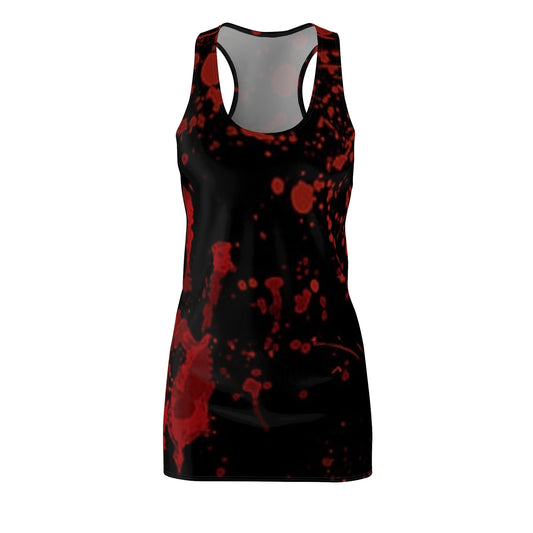 Women's bloody handprint dress