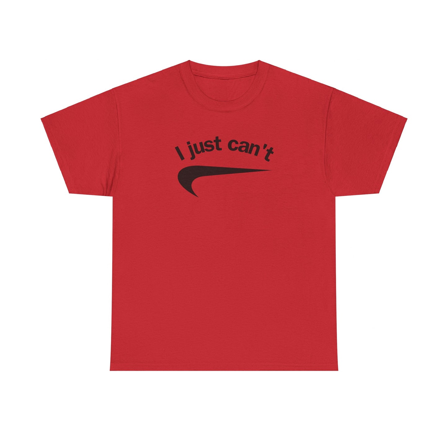 I just can't Unisex Heavy Cotton Tee