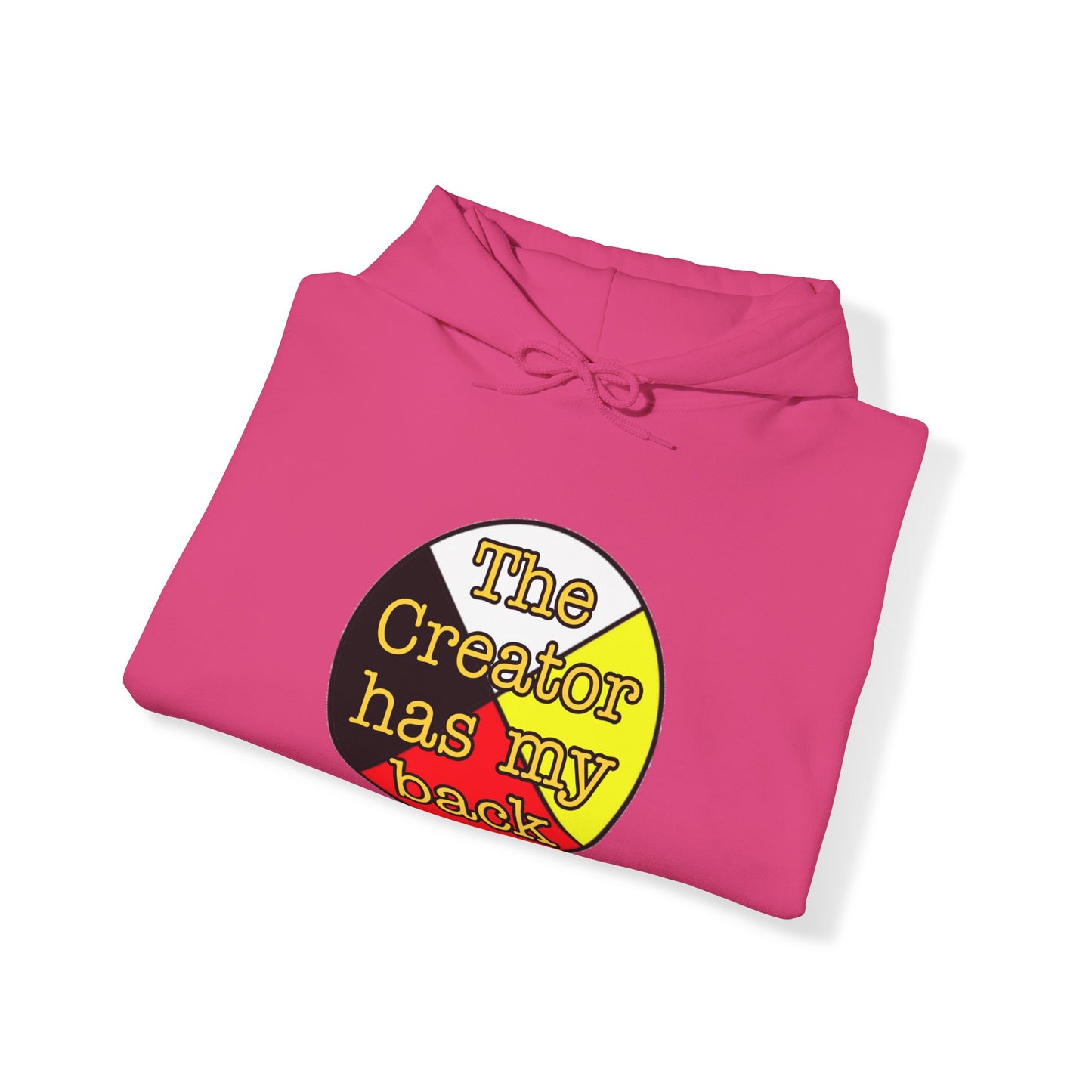 The creator has my back Unisex Heavy Blend™ Hooded Sweatshirt