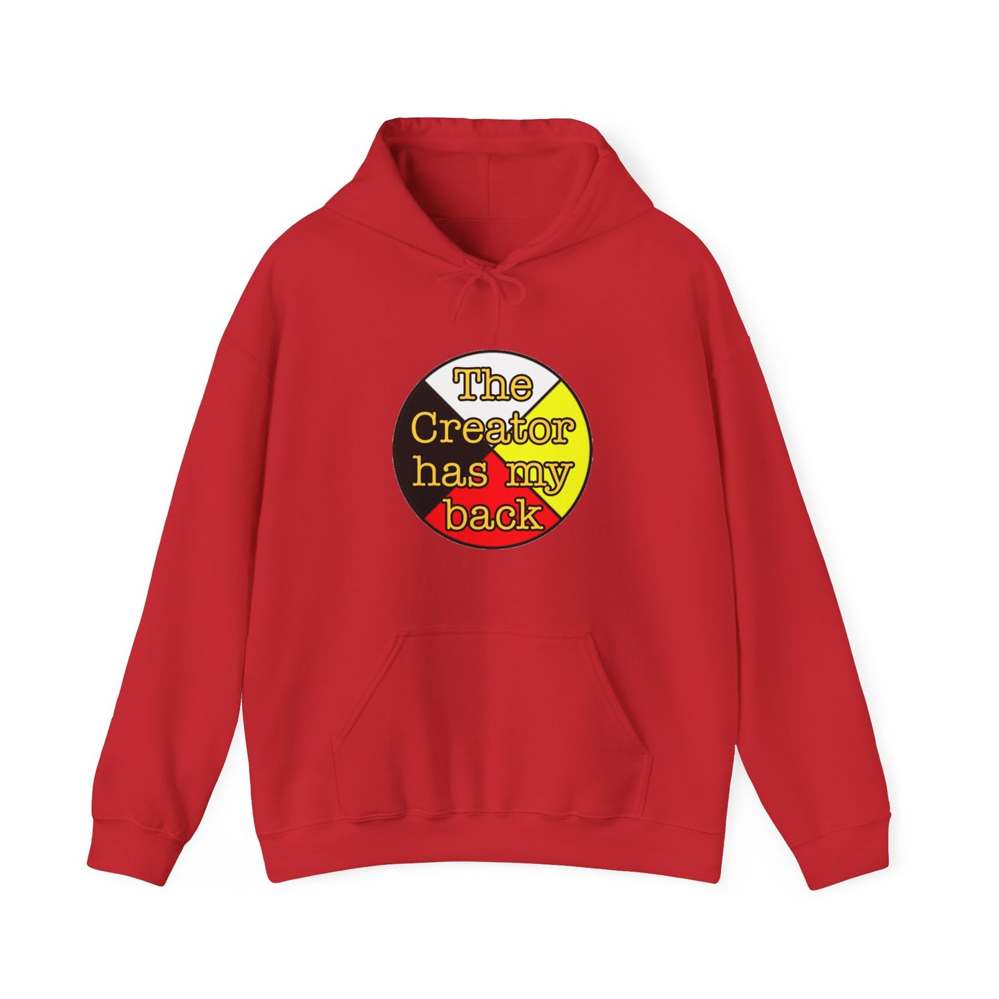 The creator has my back Unisex Heavy Blend™ Hooded Sweatshirt