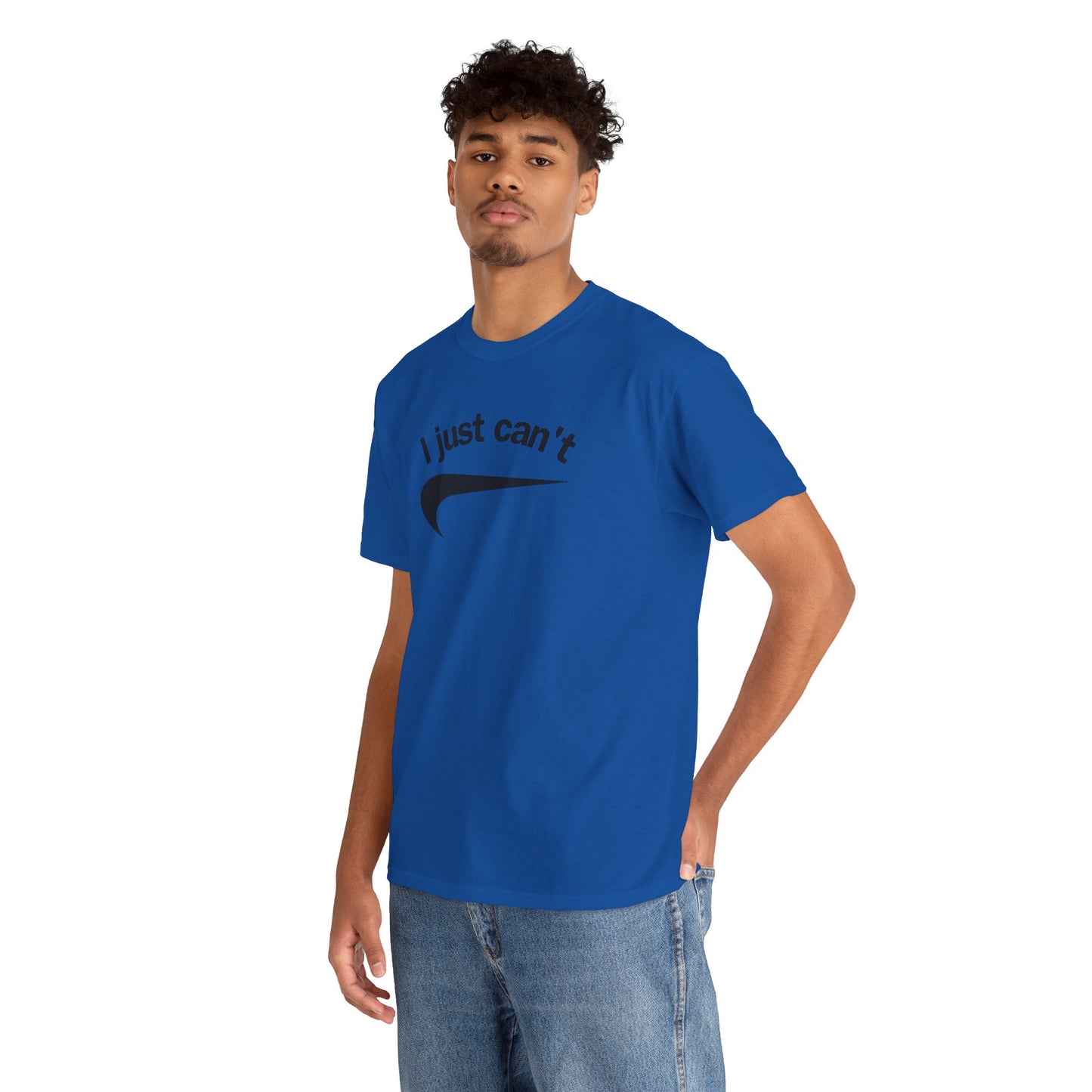 I just can't Unisex Heavy Cotton Tee