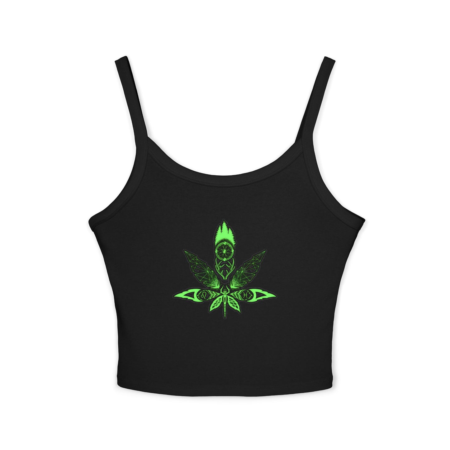 Healing Marijuana Women's Spaghetti Strap Tank Top