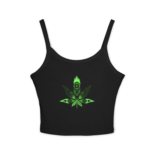 Healing Marijuana Women's Spaghetti Strap Tank Top