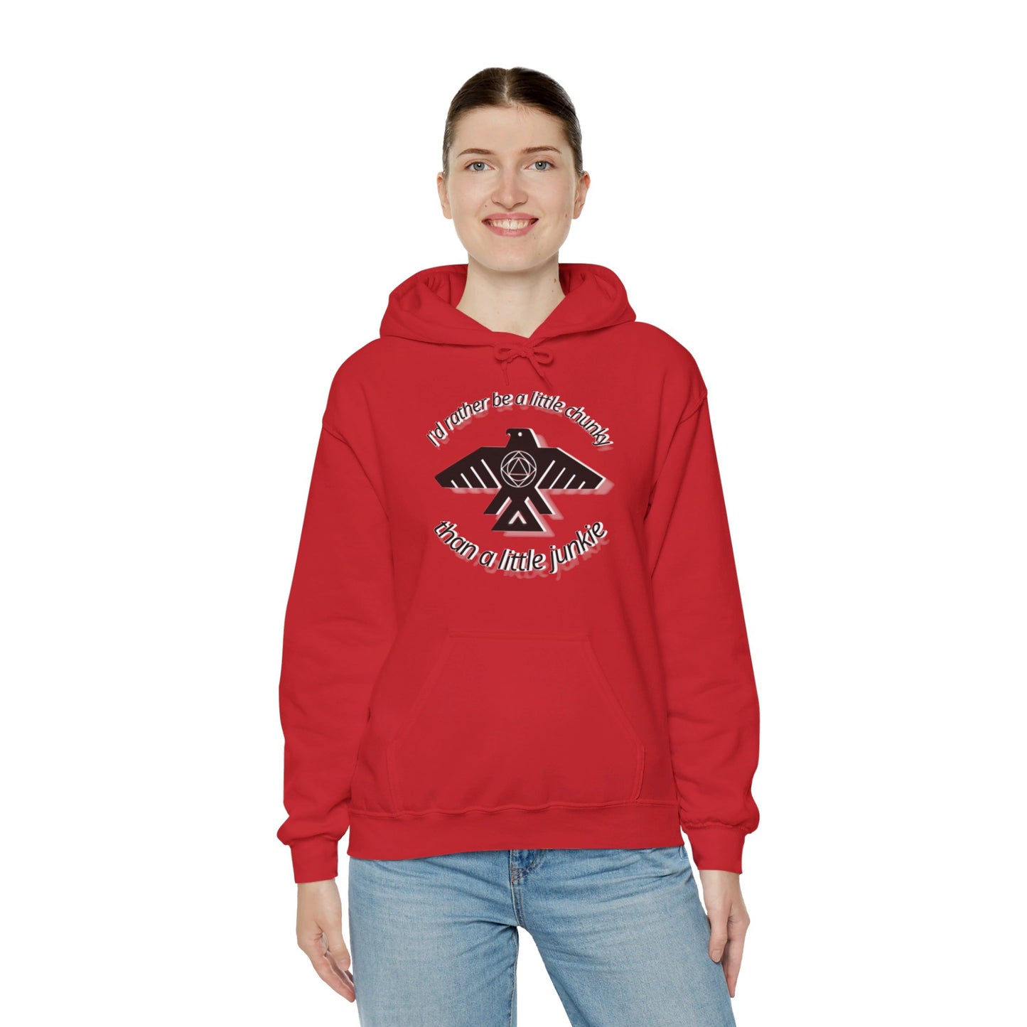 I'd rather be a little chunky Unisex Heavy Blend™ Hooded Sweatshirt