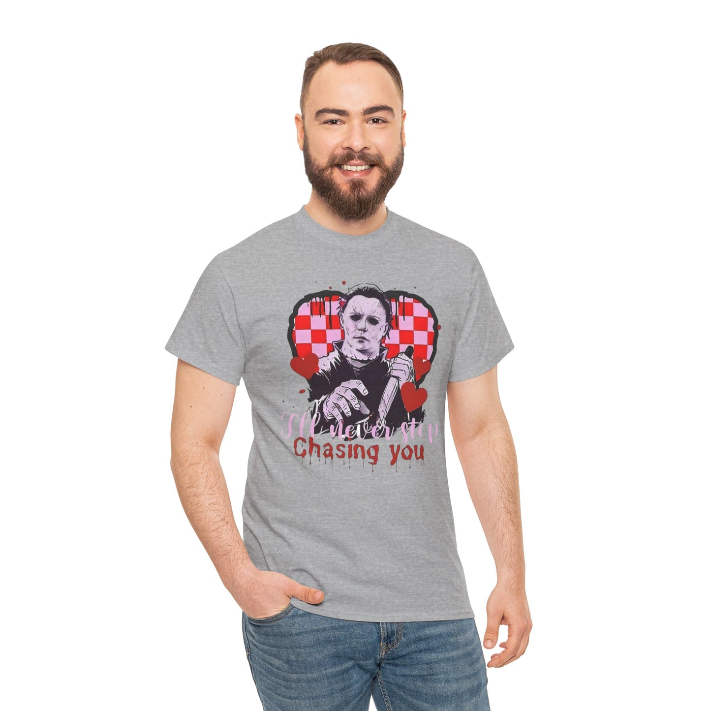 I'll never stop chasing you Unisex Heavy Cotton Tee