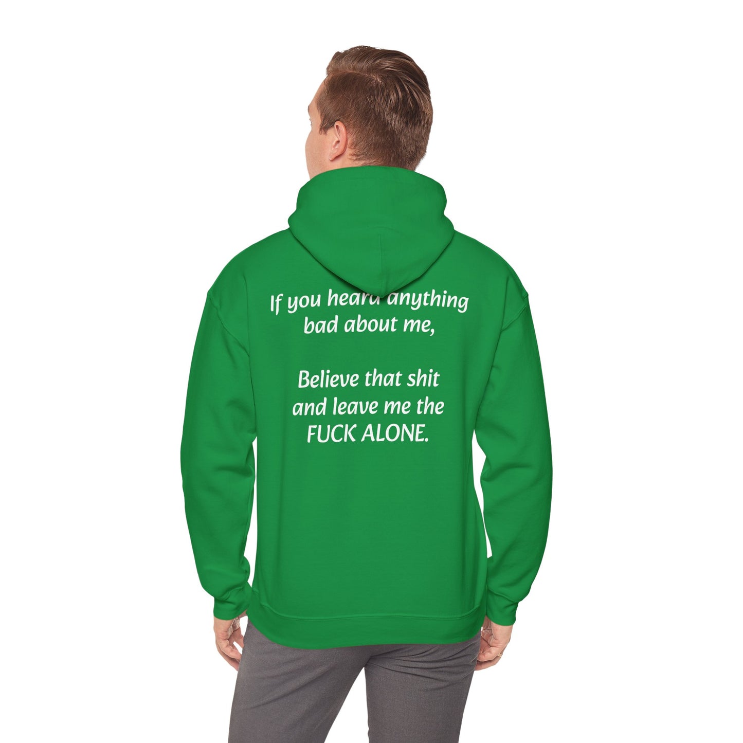 Leave me TF alone Unisex Heavy Blend™ Hooded Sweatshirt