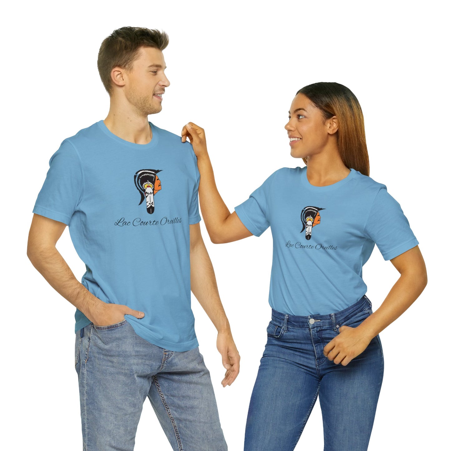 Lac Courte Oreilles logo Short Sleeve Tee