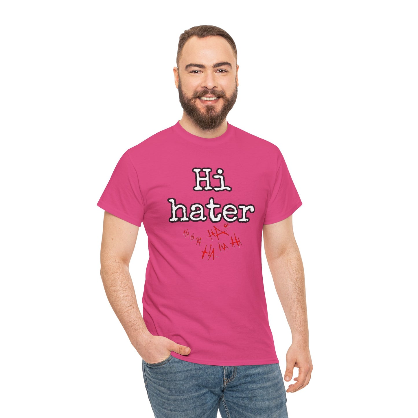 Hi hater Unisex Heavy Cotton Tee