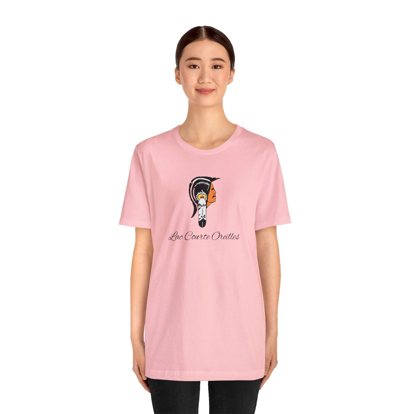 Lac Courte Oreilles logo Short Sleeve Tee