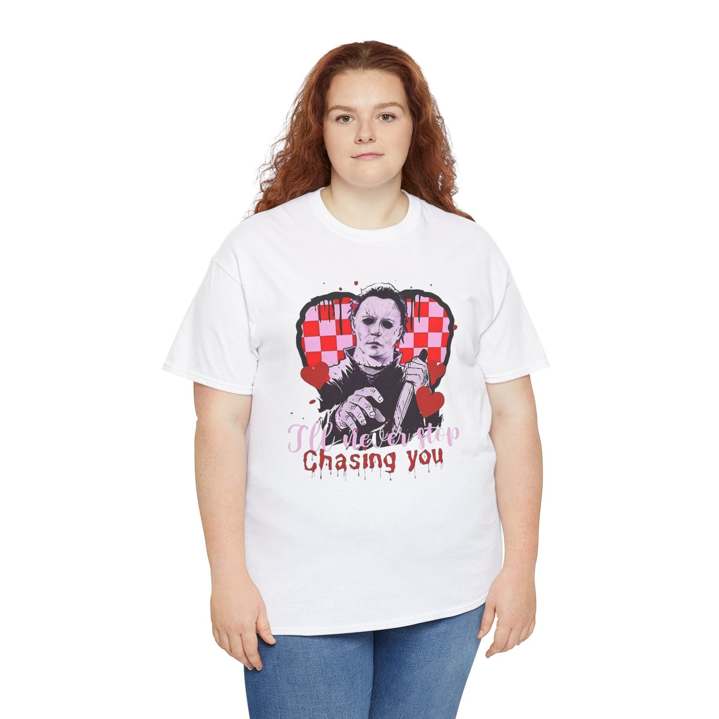 I'll never stop chasing you Unisex Heavy Cotton Tee