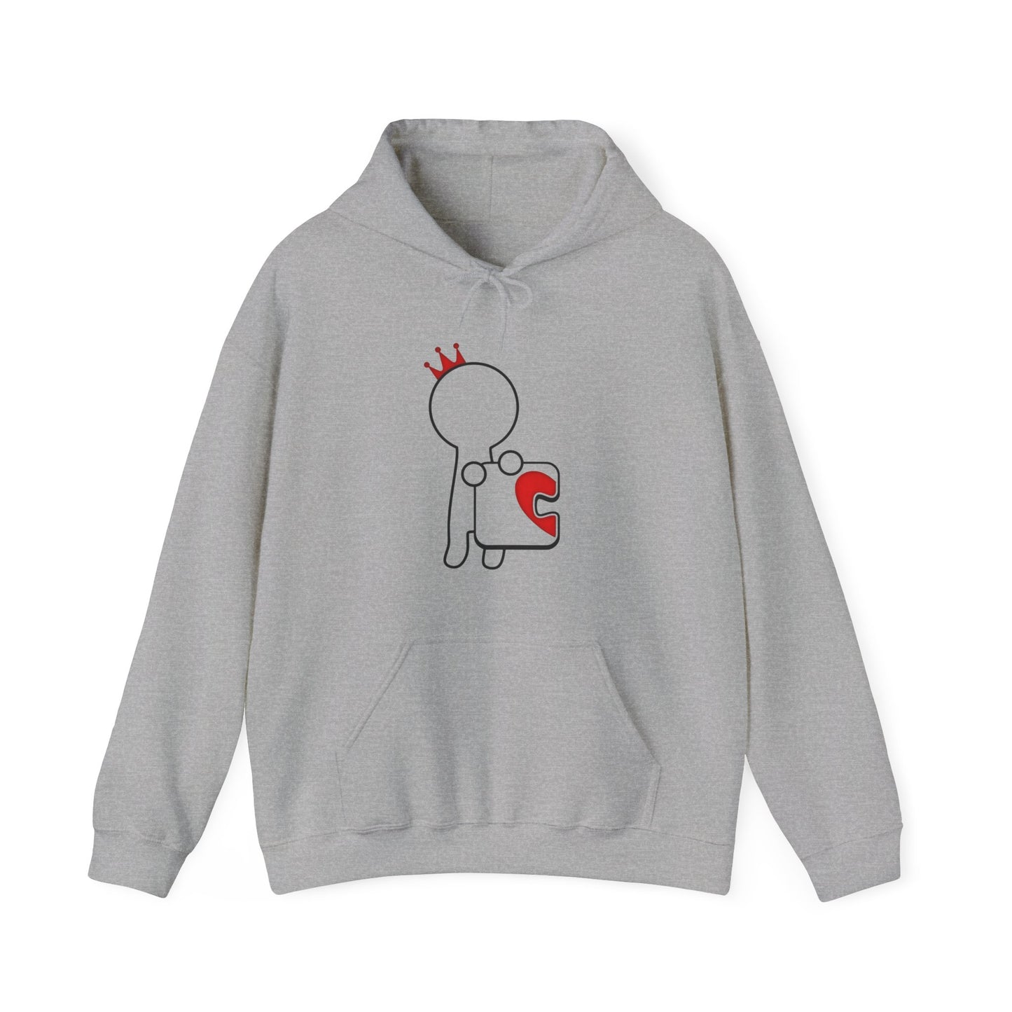 Jigsaw King Unisex Heavy Blend™ Hooded Sweatshirt