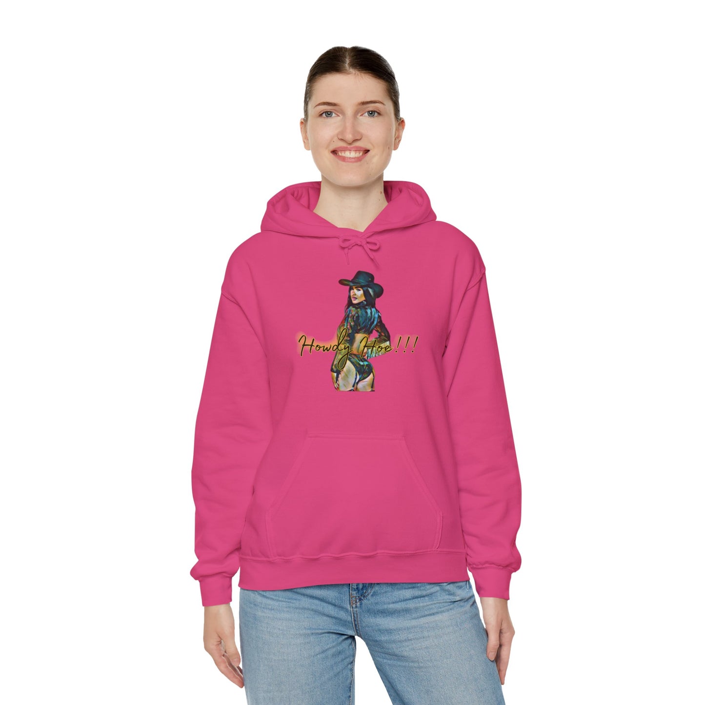 Howdy Hoe!! Unisex Heavy Blend™ Hooded Sweatshirt