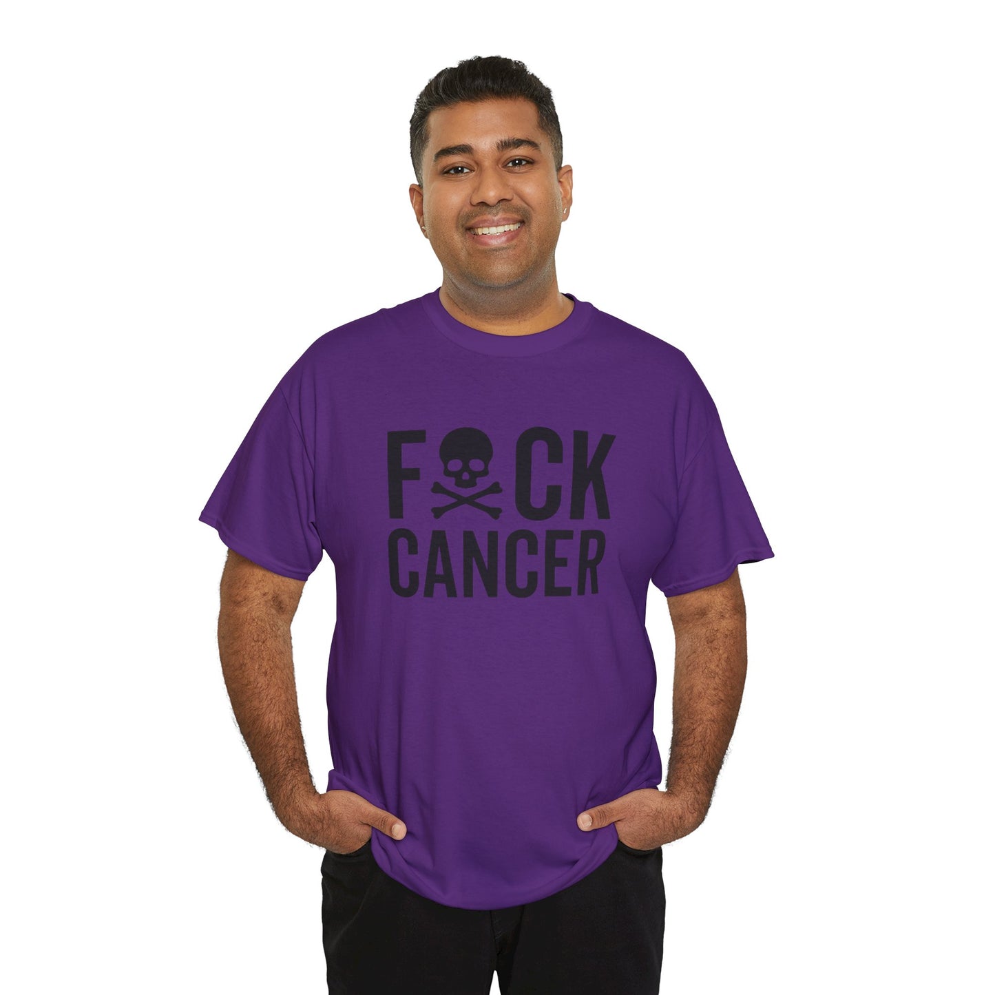 F*ck cancer Unisex Heavy Cotton Tee