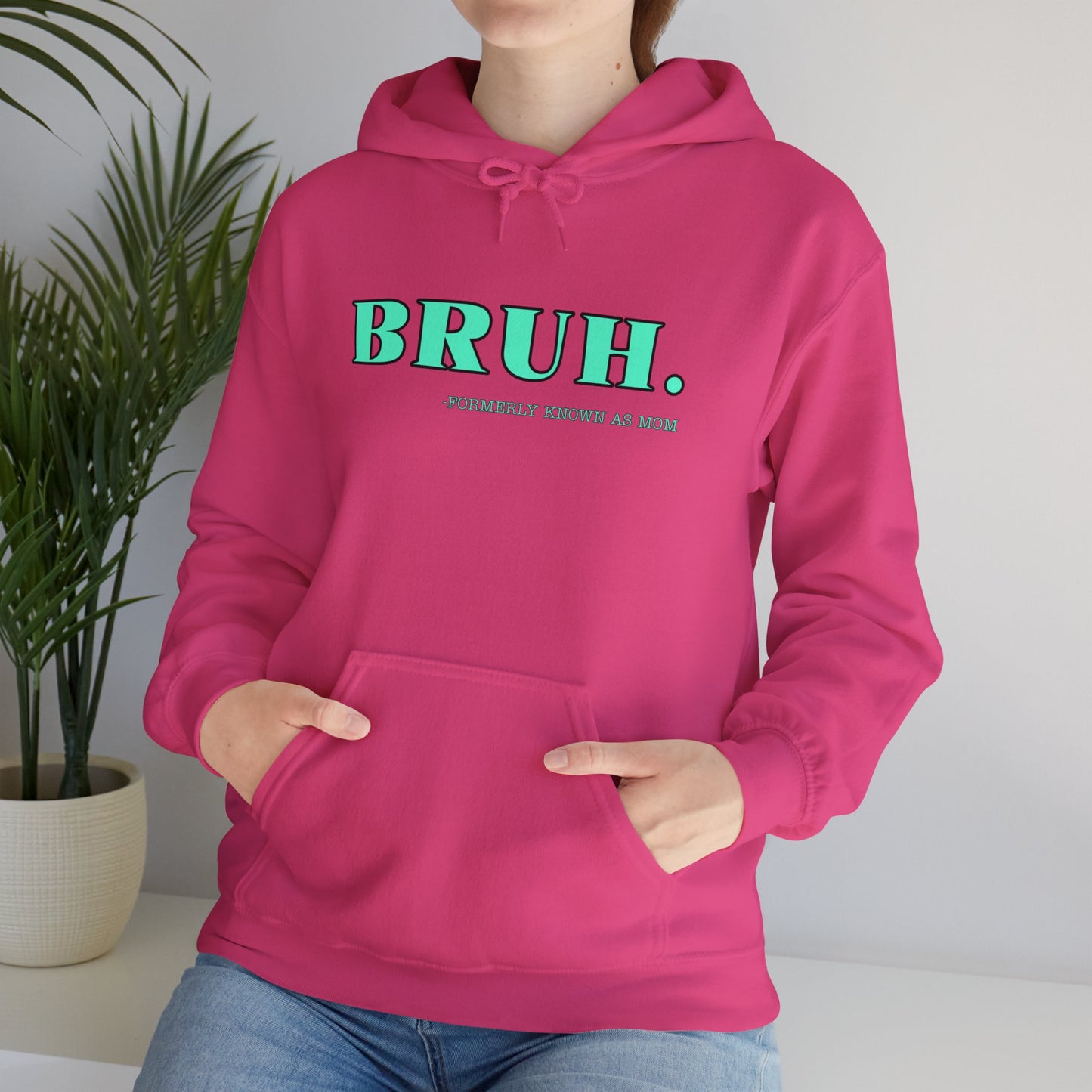 BRUH. Formerly known as mom Unisex Heavy Blend™ Hooded Sweatshirt