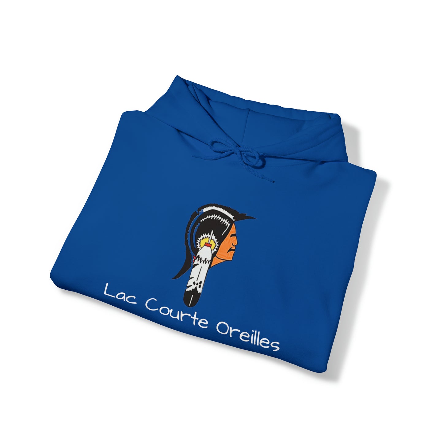 Lac Courte Oreilles logo Hooded Sweatshirt