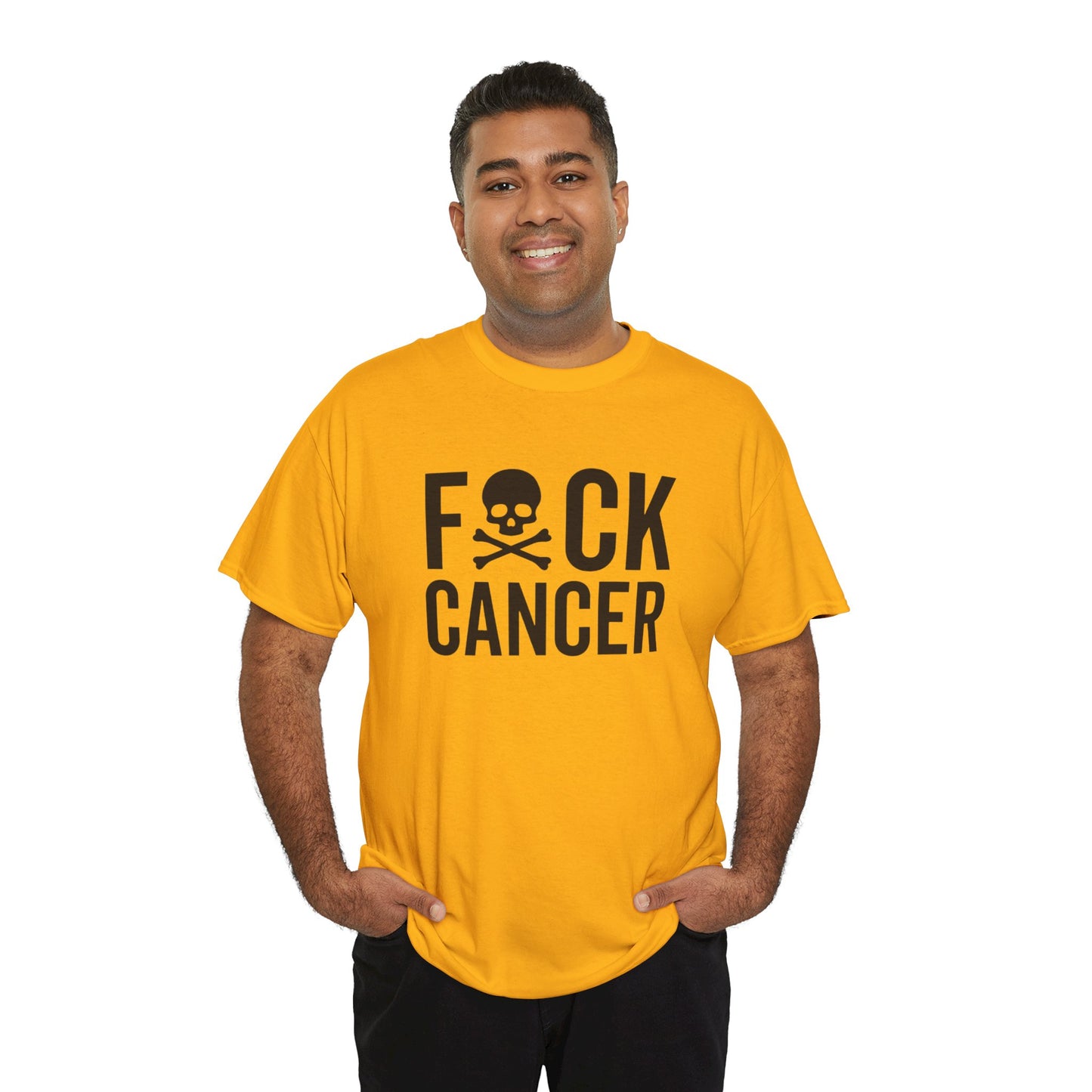 F*ck cancer Unisex Heavy Cotton Tee