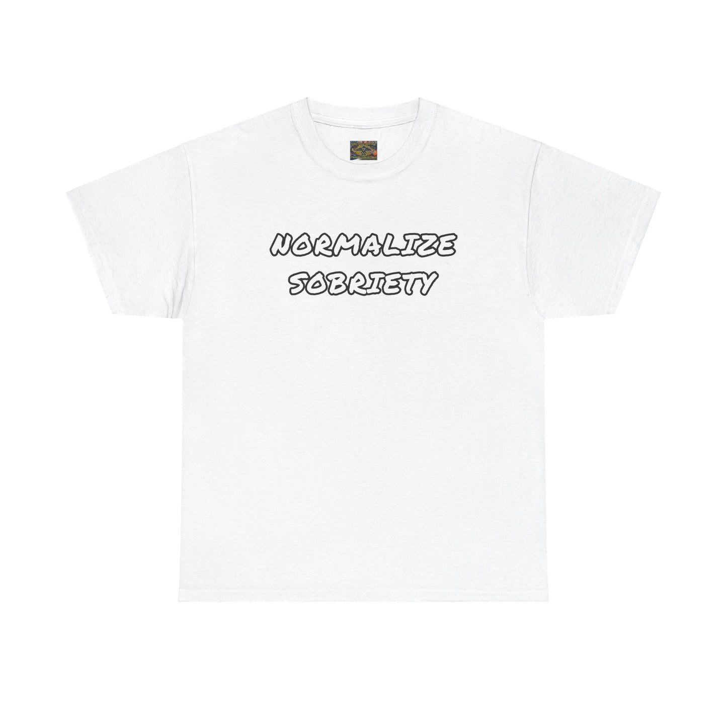 Normalize Sobriety Unisex Heavy Cotton Tee