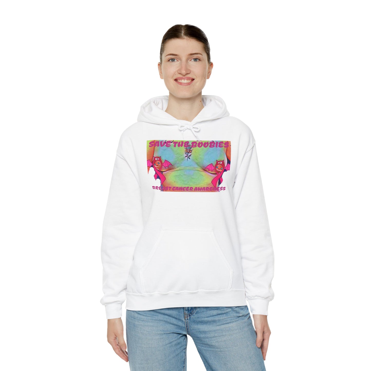 SAVE THE BOOBIES Hooded Sweatshirt