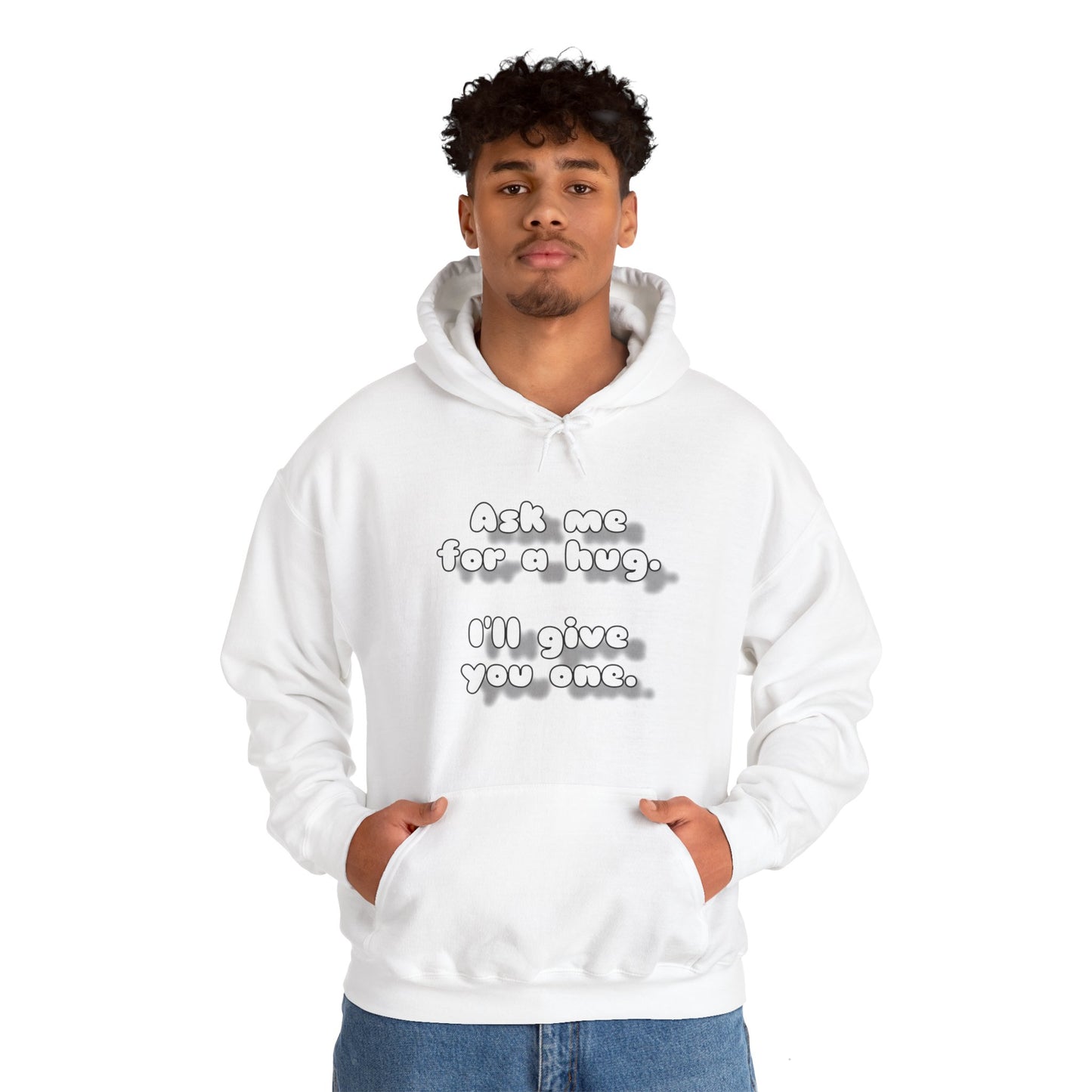 Ask me for a hug Unisex Heavy Blend™ Hooded Sweatshirt