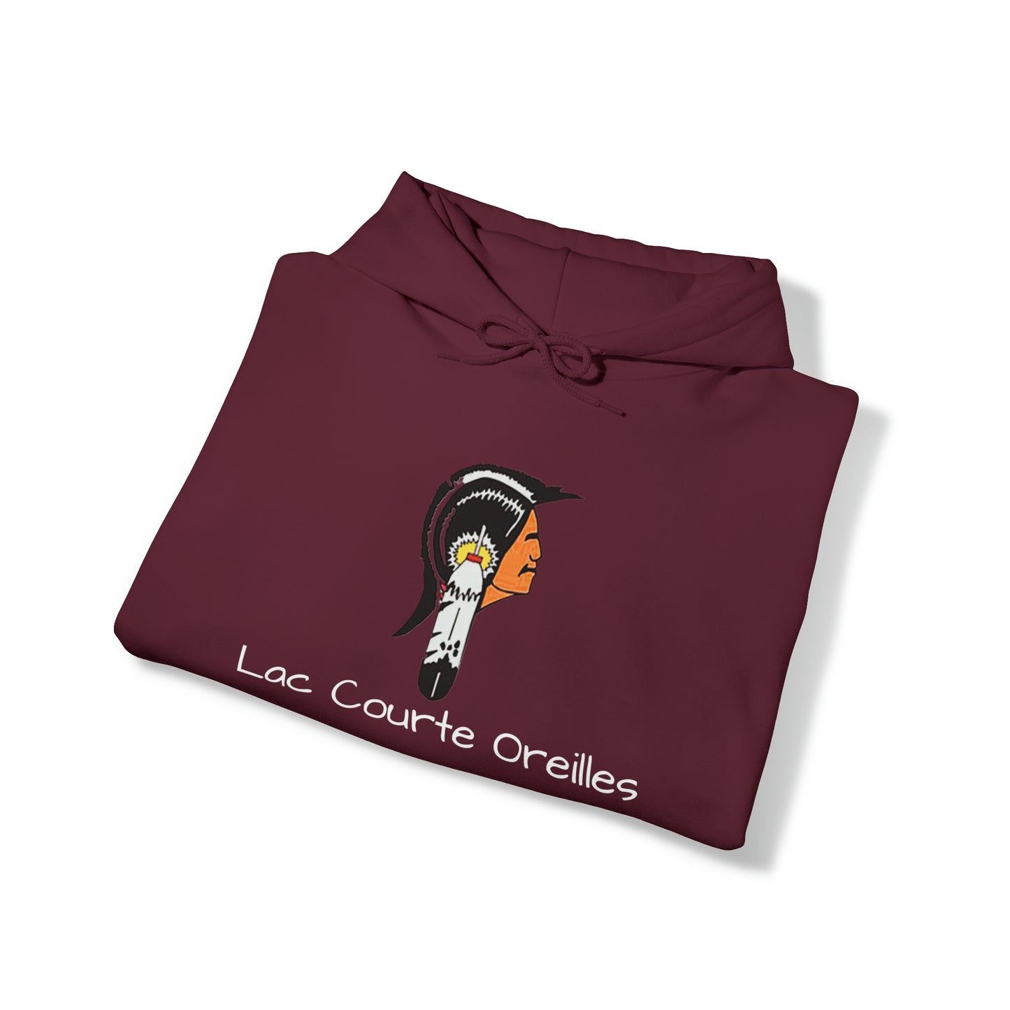 Lac Courte Oreilles logo Hooded Sweatshirt