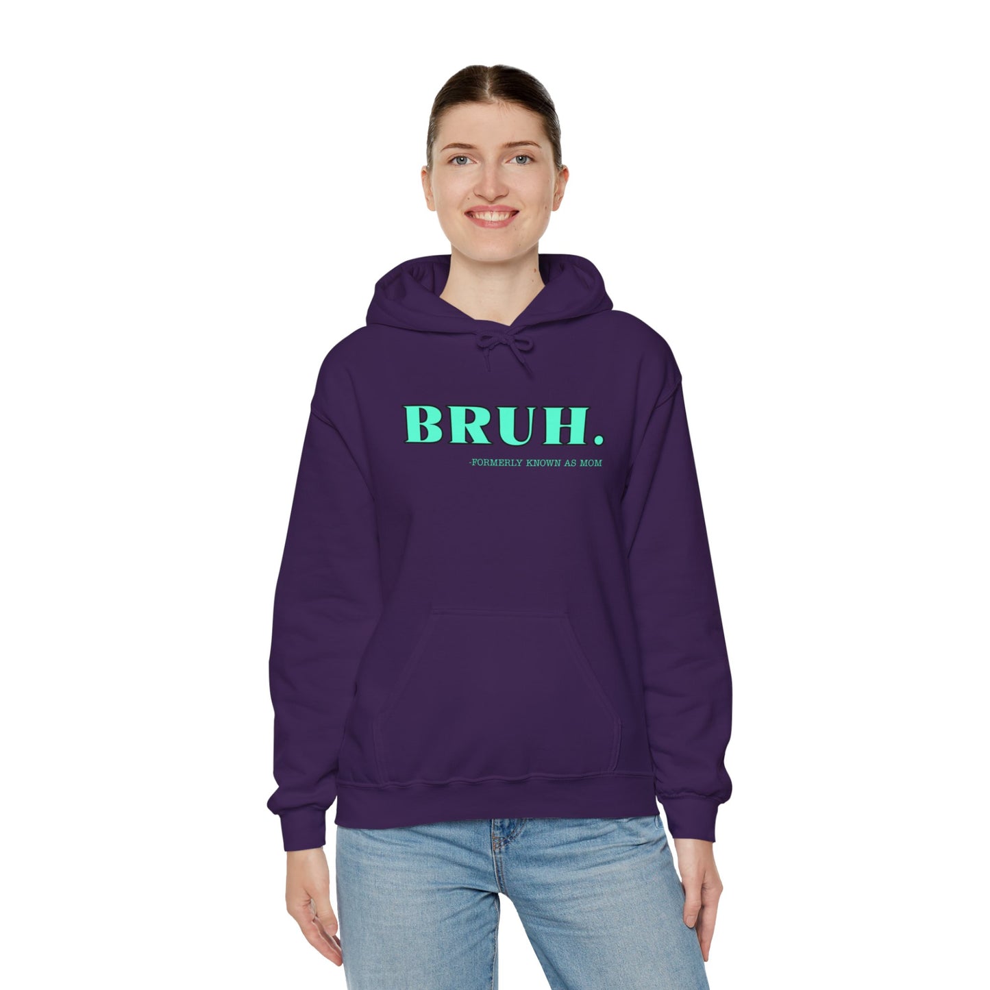 BRUH. Formerly known as mom Unisex Heavy Blend™ Hooded Sweatshirt