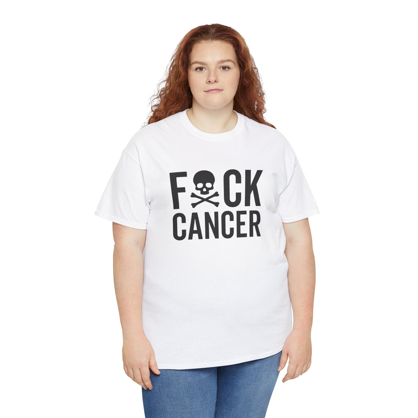 F*ck cancer Unisex Heavy Cotton Tee