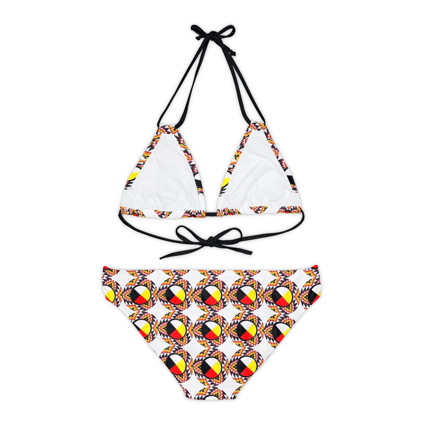 Medicine wheel Strappy Bikini Set (AOP)