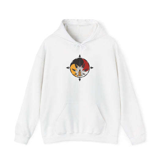 (It's all natural) Medicine wheel Hooded Sweatshirt