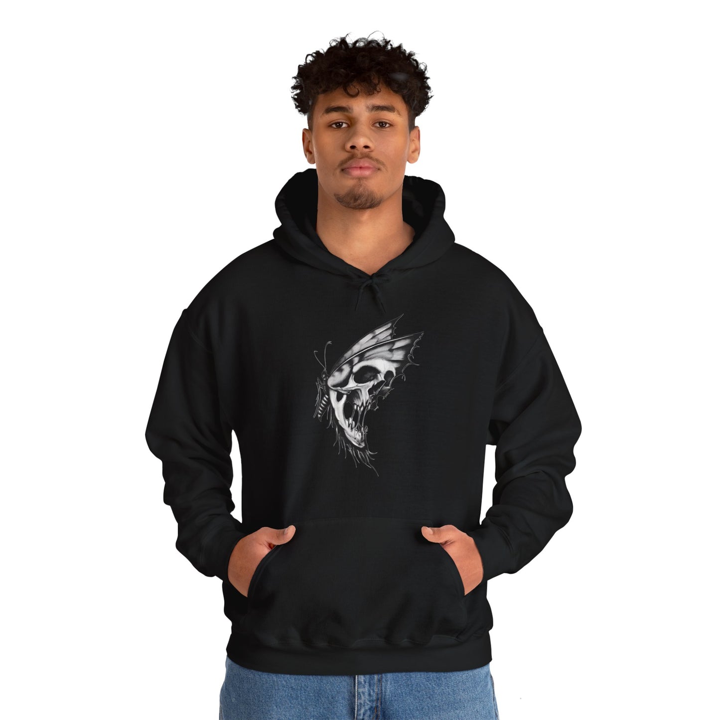 Death butterfly Unisex Heavy Blend™ Hooded Sweatshirt