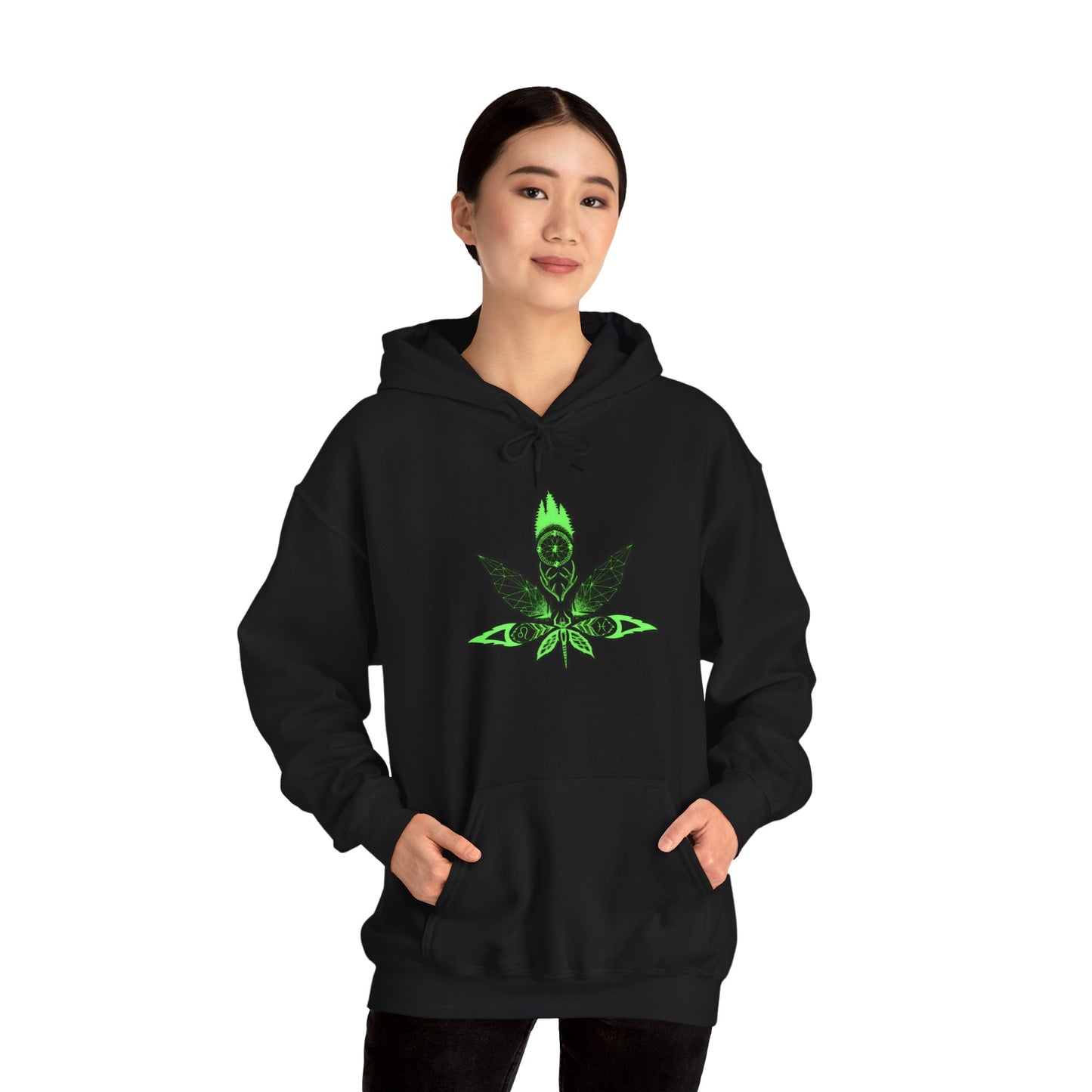 Healing Marijuana Unisex Heavy Blend™ Hooded Sweatshirt