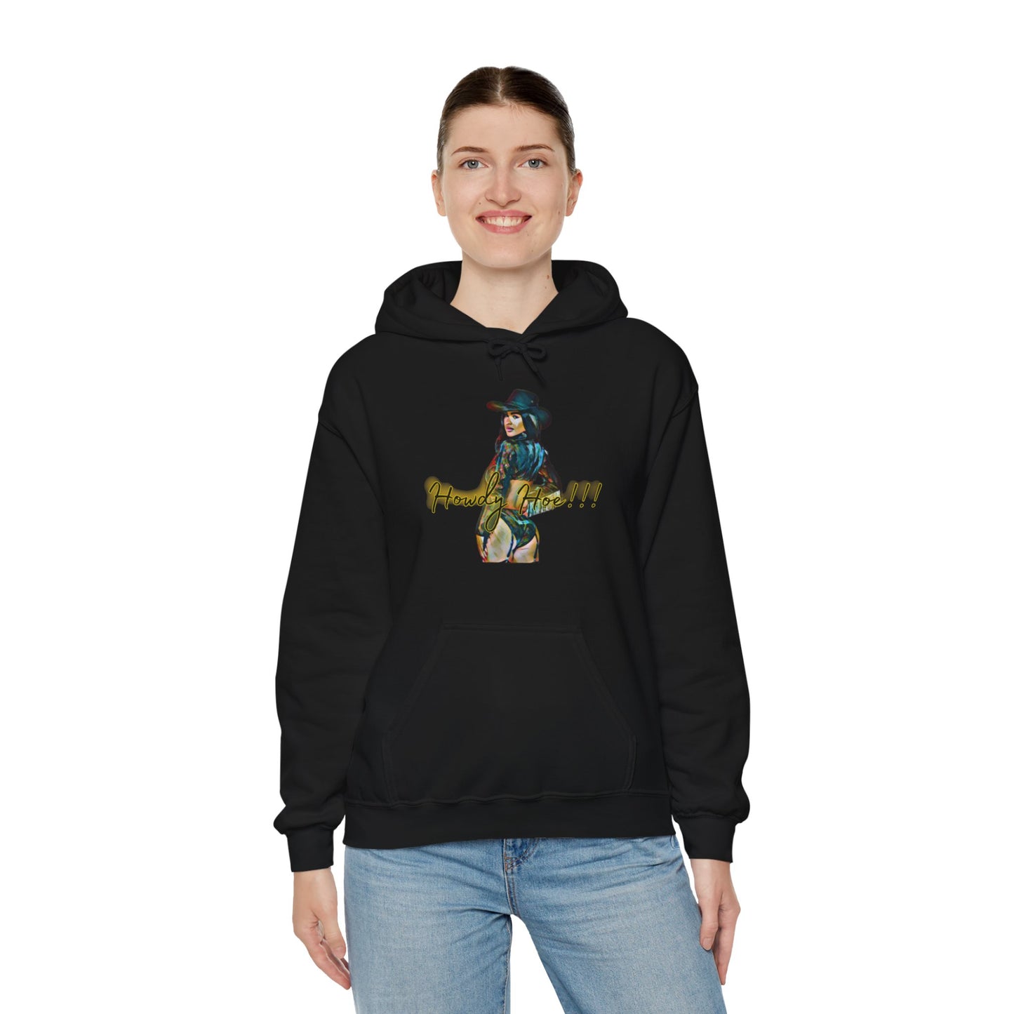 Howdy Hoe!! Unisex Heavy Blend™ Hooded Sweatshirt