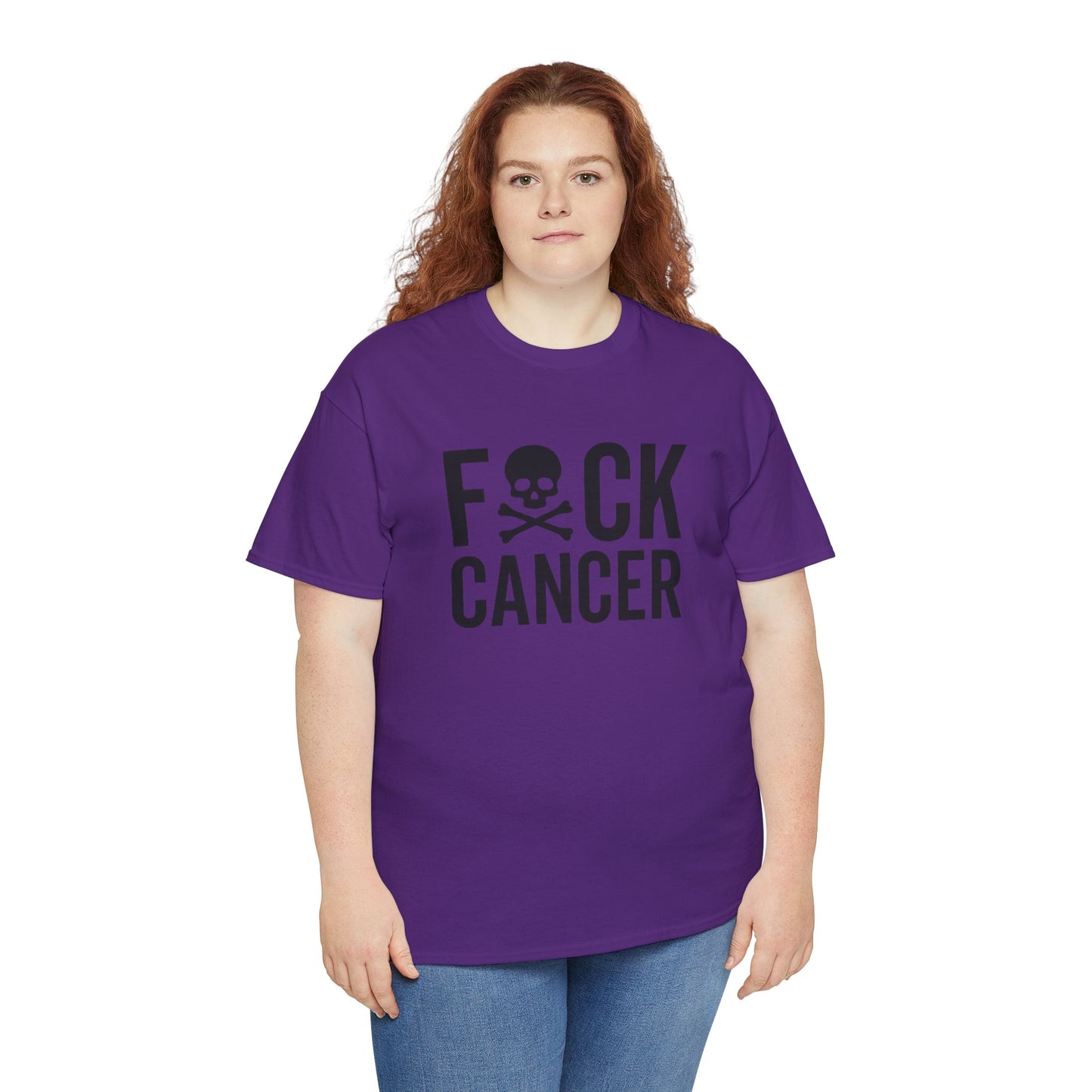 F*ck cancer Unisex Heavy Cotton Tee