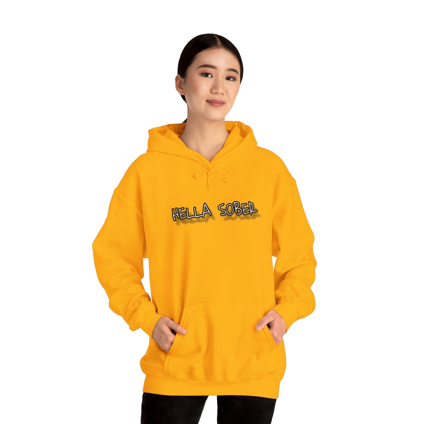 Hella Sober Unisex Heavy Blend™ Hooded Sweatshirt