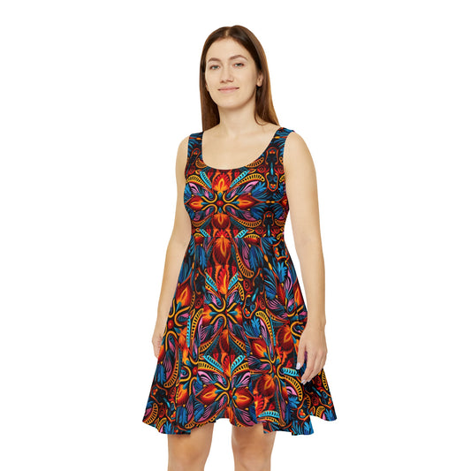 Floral Women's Skater Dress (AOP)