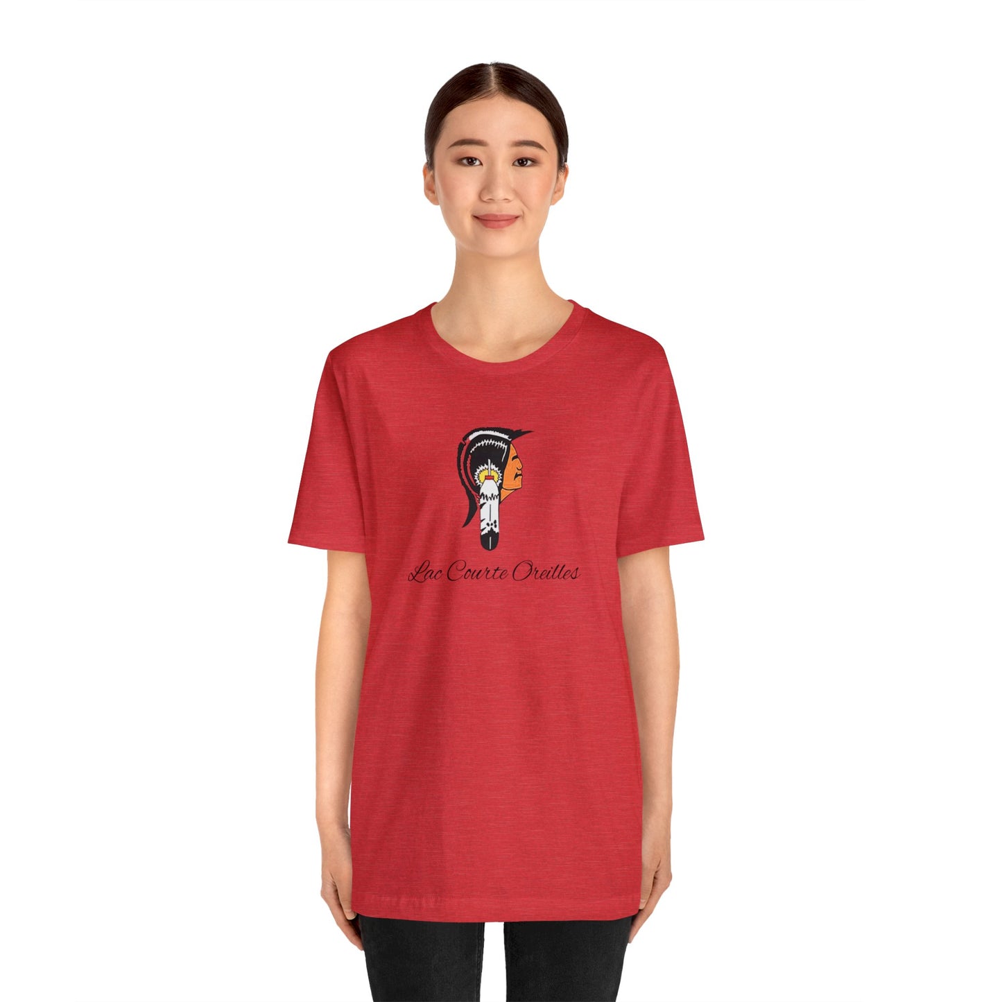 Lac Courte Oreilles logo Short Sleeve Tee