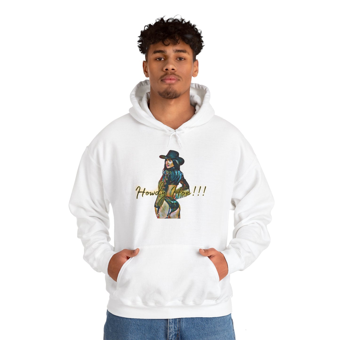 Howdy Hoe!! Unisex Heavy Blend™ Hooded Sweatshirt