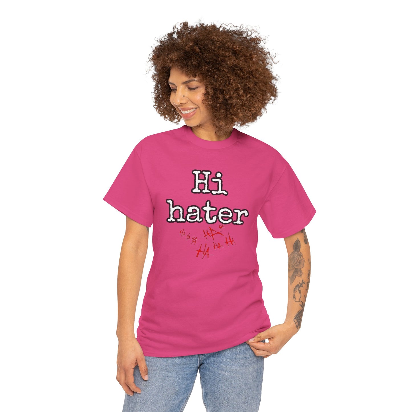 Hi hater Unisex Heavy Cotton Tee