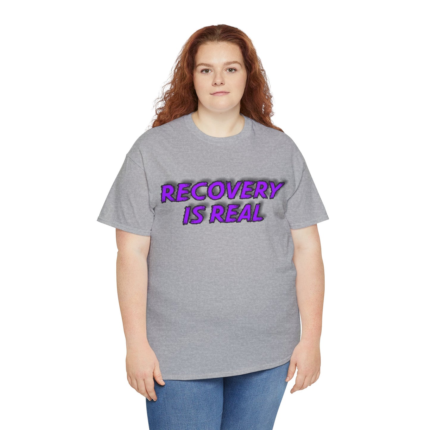 Recovery Is Real Unisex Heavy Cotton Tee