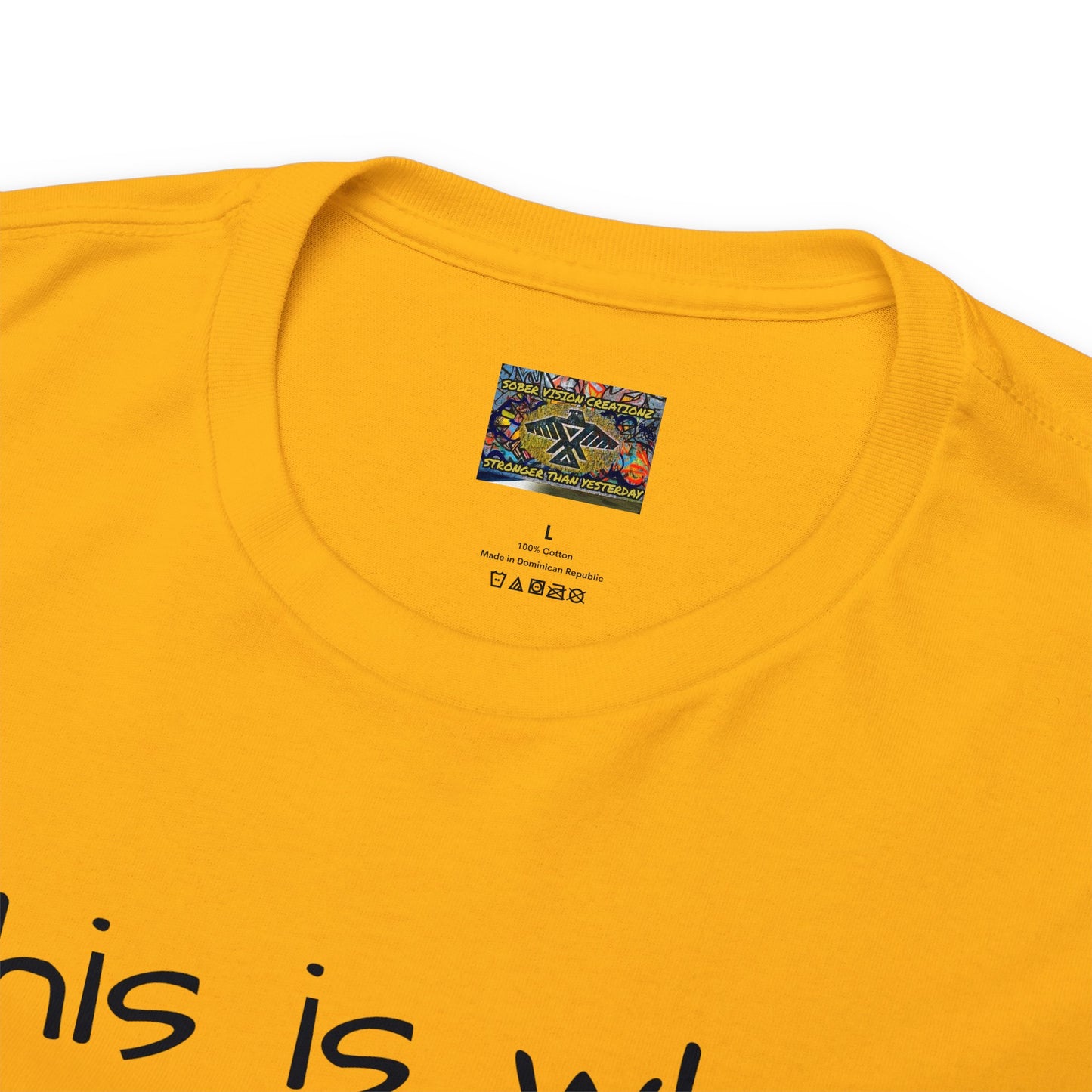 What RECOVERY looks like Unisex Heavy Cotton Tee