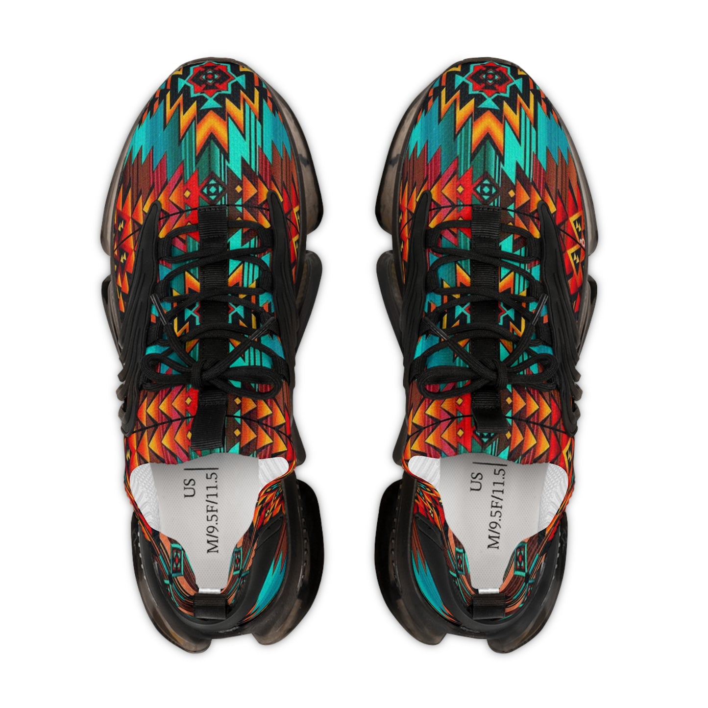 Indigenous print Men's Mesh Sneakers