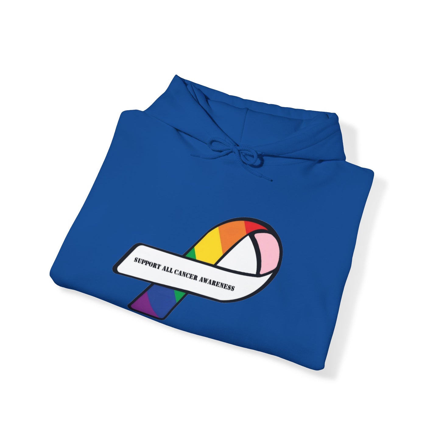 Support all cancer awareness Unisex Heavy Blend™ Hooded Sweatshirt