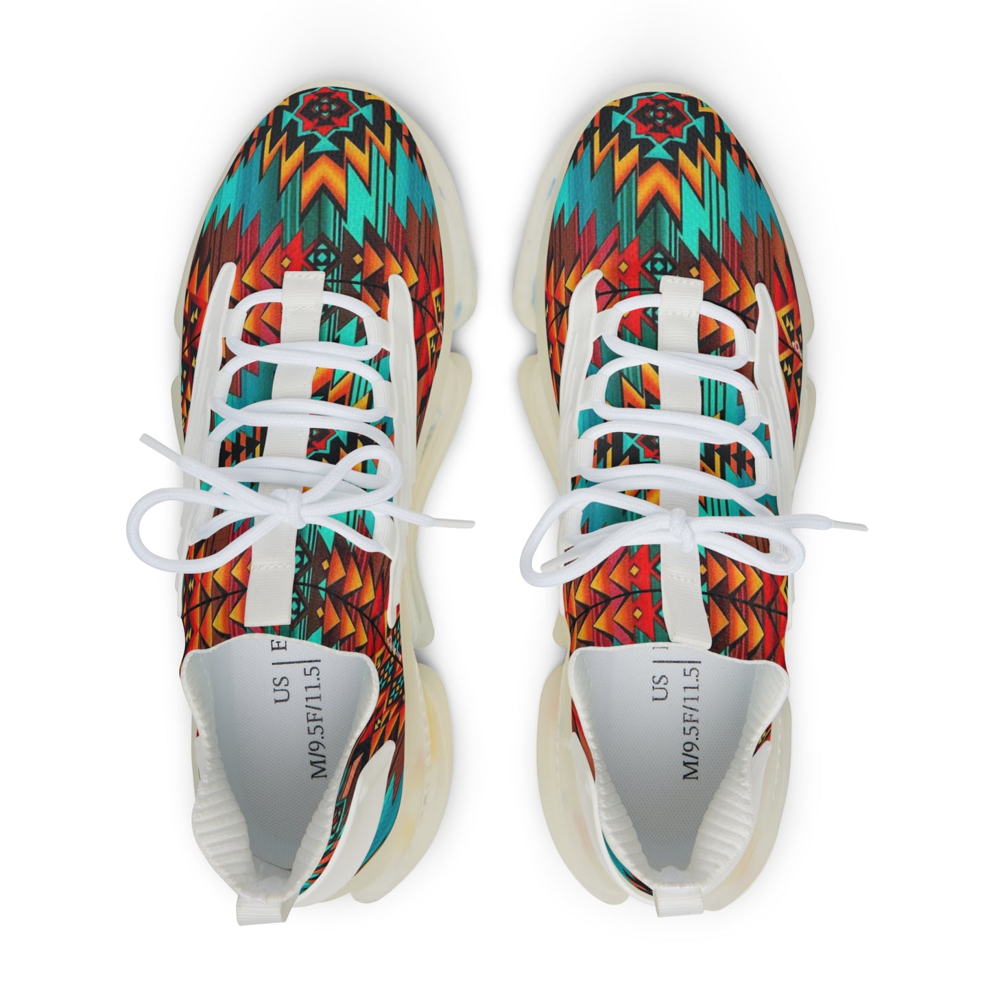 Indigenous print Men's Mesh Sneakers