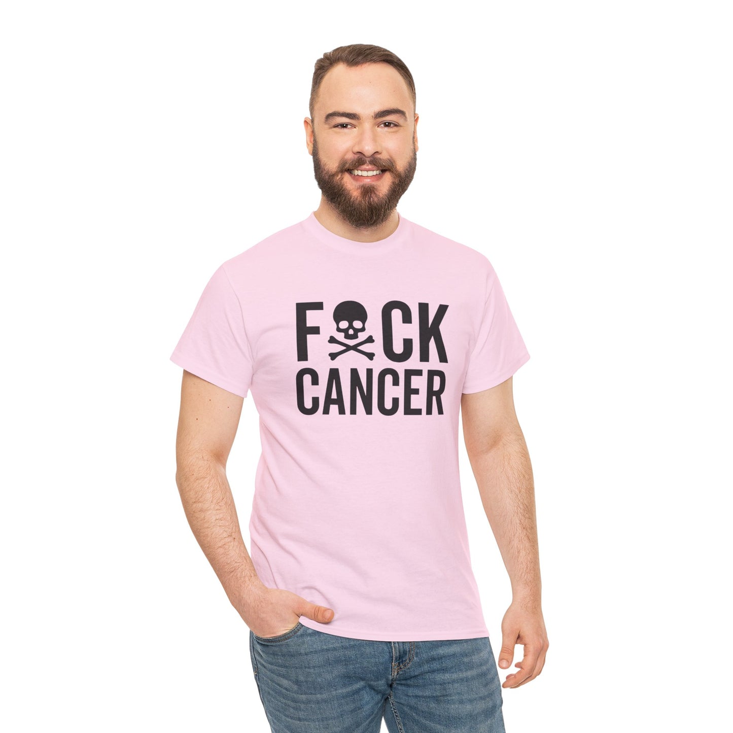 F*ck cancer Unisex Heavy Cotton Tee