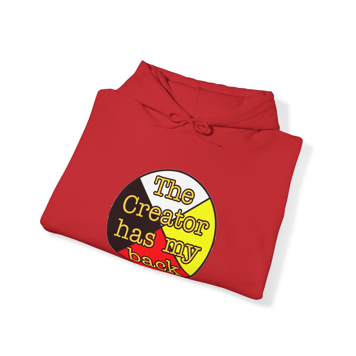 The creator has my back Unisex Heavy Blend™ Hooded Sweatshirt