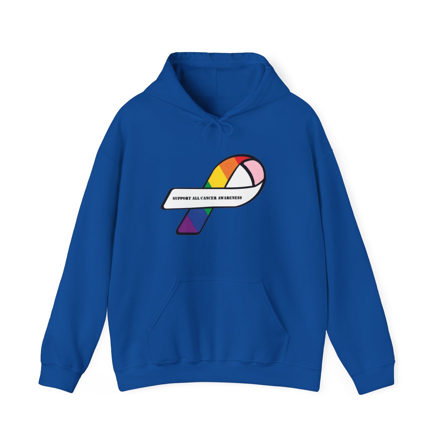Support all cancer awareness Unisex Heavy Blend™ Hooded Sweatshirt