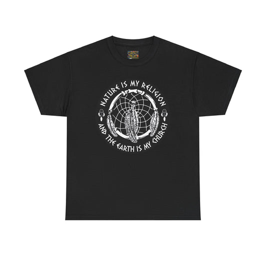 Nature is my religion Unisex Heavy Cotton Tee