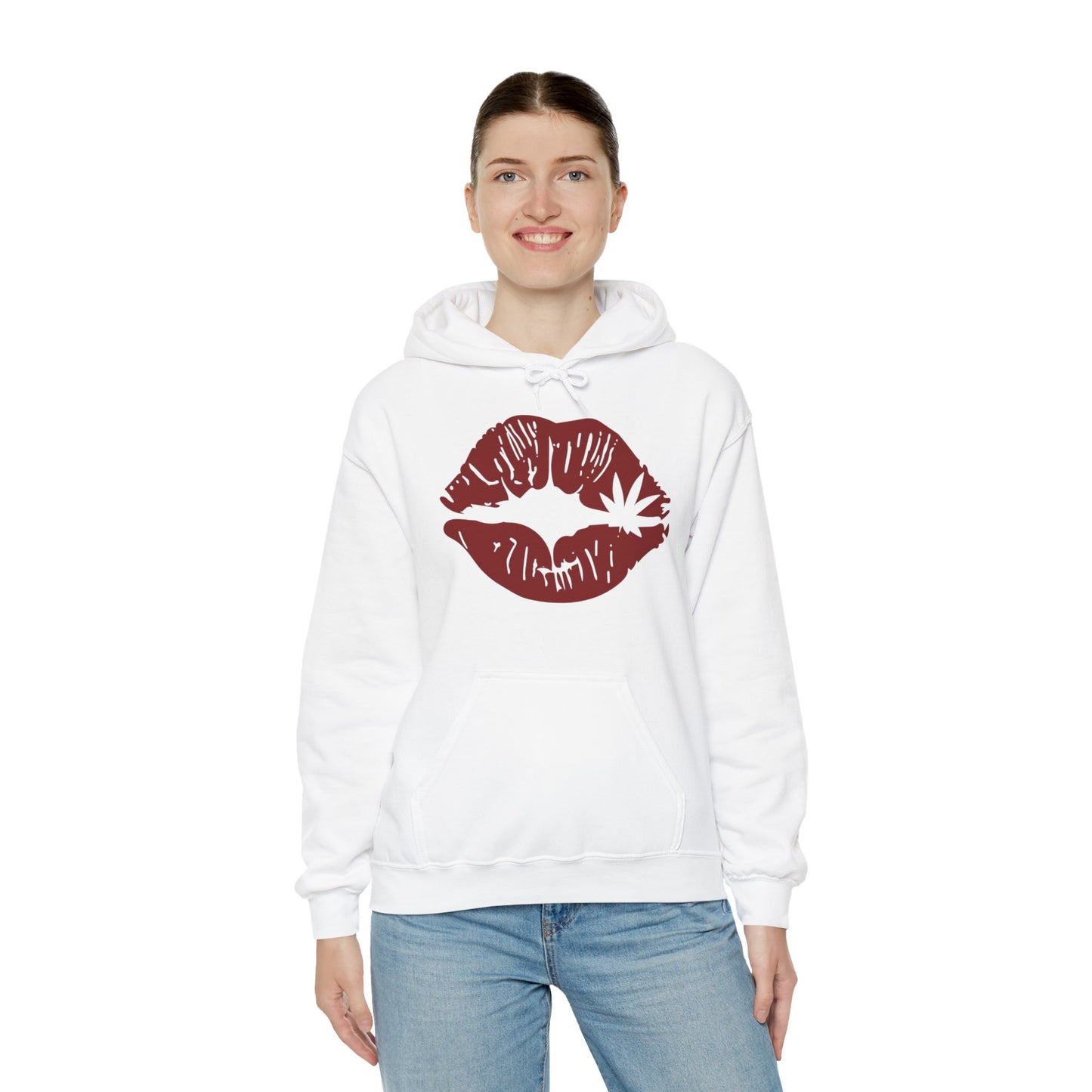 Weed kiss Unisex Heavy Blend™ Hooded Sweatshirt